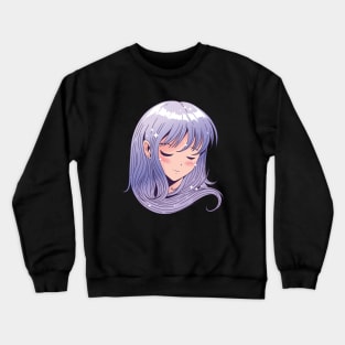 cute girl of Japan animation Crewneck Sweatshirt